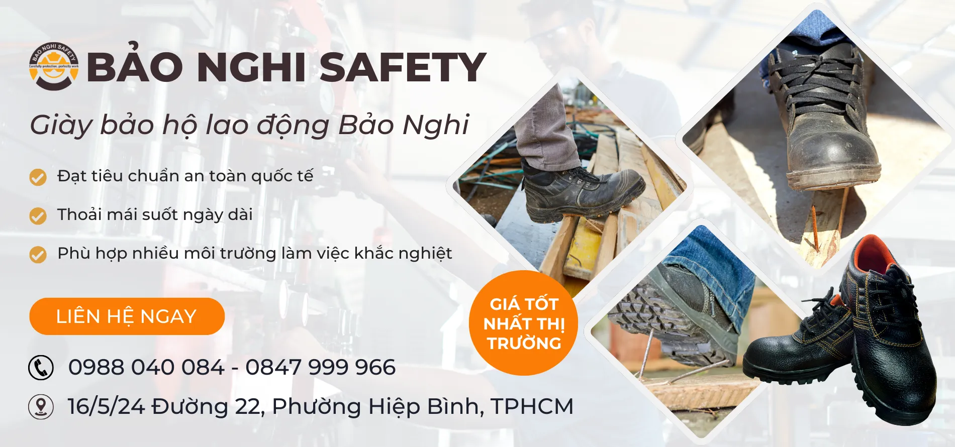 Bảo Nghi Safety chuyên cung cấp đồ bảo hộ lao động 