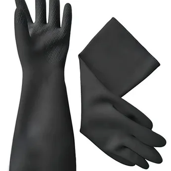 Găng tay cao su chống Acid dài 54CM