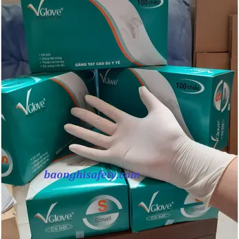 Găng tay Latex có bột VGlove