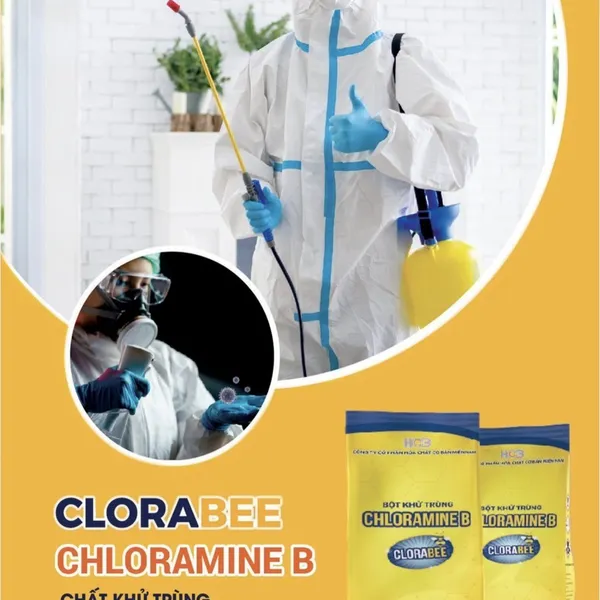 BỘT KHỬ KHUẨN CHLORAMINE B CLORABEE CHÍNH HÃNG