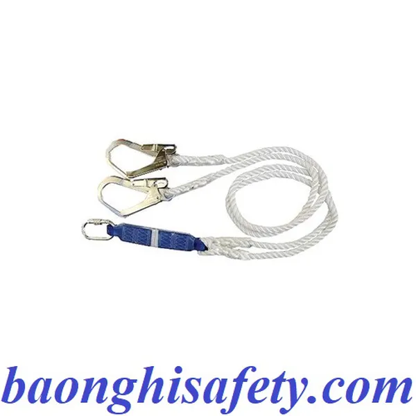 Dây chống rơi giảm sốc Adela loại 2 móc lớn- DCR/A02