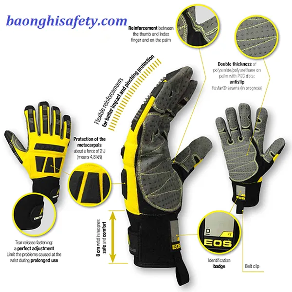 Găng tay chống va đập Deltaplus
