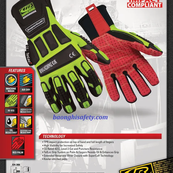 Găng tay chống va đập Ringer Roughneck