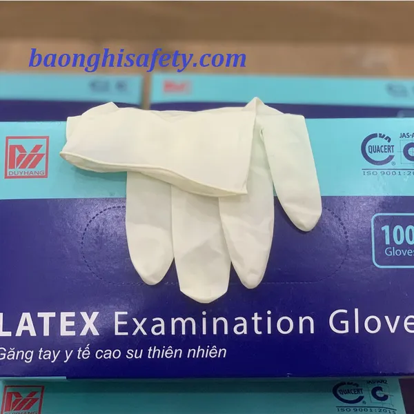 Găng tay latex có bột Duy Hàng