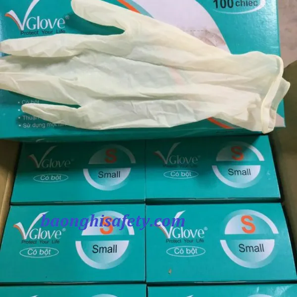 Găng tay Latex có bột VGlove