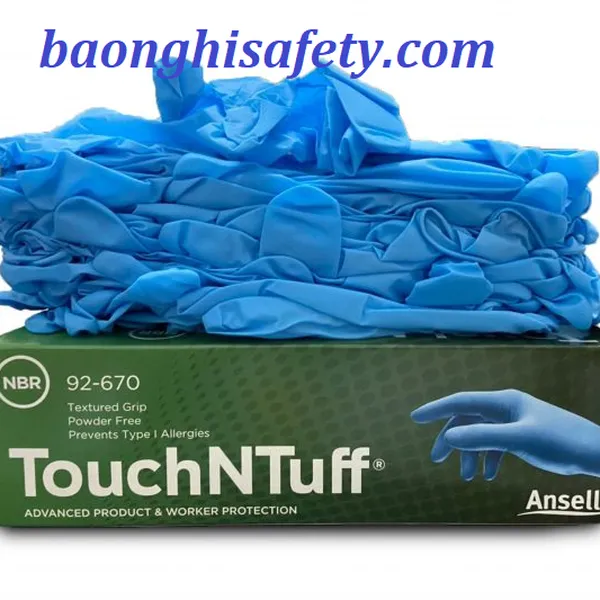 Găng tay chống hoá chất Ansell Nitrile 92 - 670