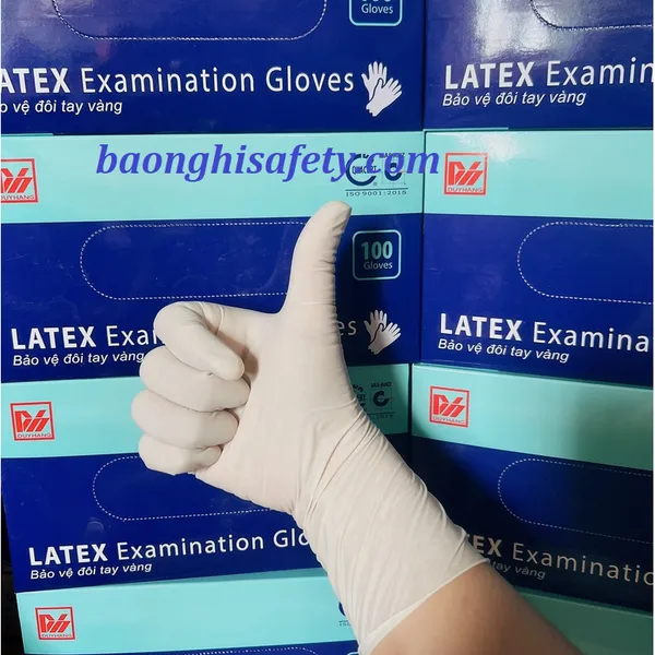Găng tay latex có bột Duy Hàng