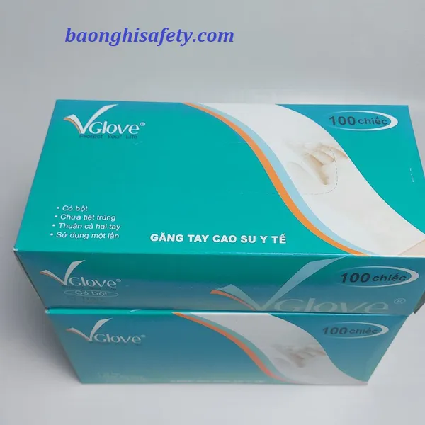 Găng tay Latex có bột VGlove