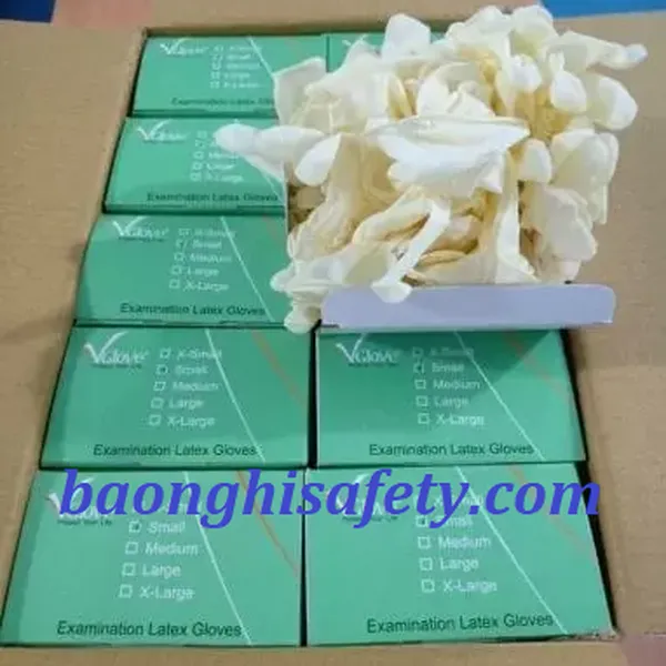 Găng tay Latex không bột 5.8G 