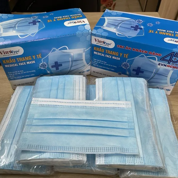 KHẨU TRANG 4 LỚP KHÁNG KHUẨN VINAPPE
