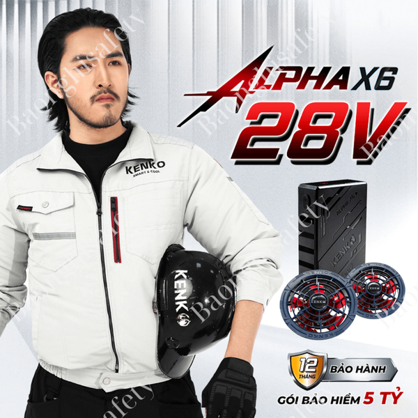 Áo điều hòa KENKO SMART & COOL SM24 Taslan Màu Ghi