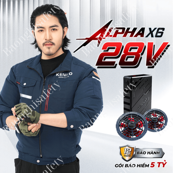 Áo điều hòa SMART & COOL SM24 Taslan màu xanh than