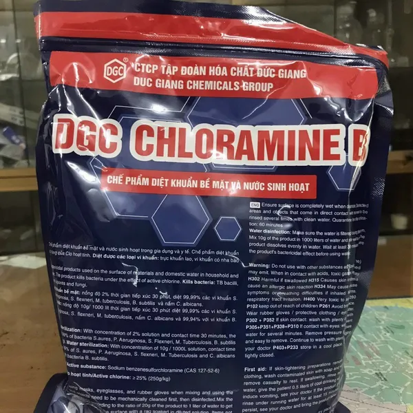 BỘT KHỬ KHUẨN CLORAMINE B DGC CHÍNH HÃNG