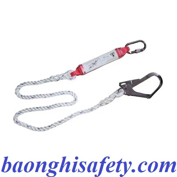 Dây chống rơi giảm sốc Safetyman SM6102 1 móc lớn