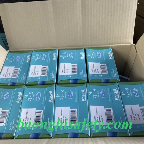 Găng tay chống hoá chất Ansell Nitrile 92 - 670