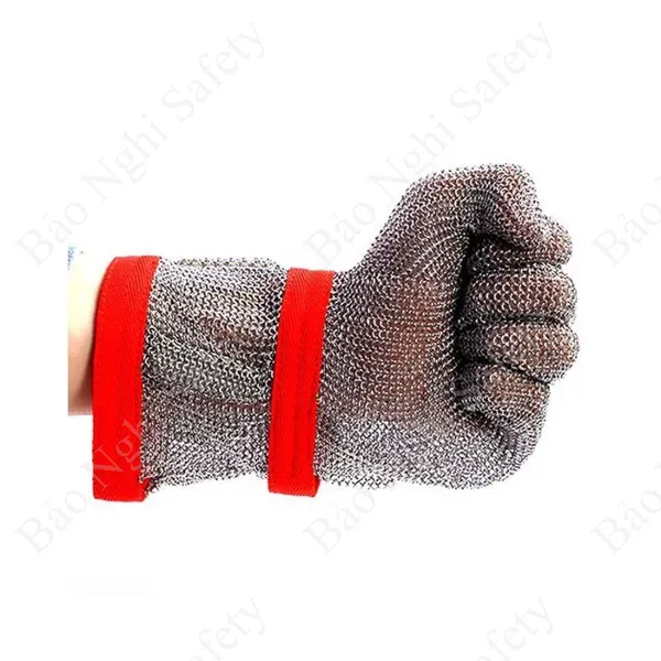 GĂNG TAY CHỐNG CẮT SỢI THÉP LOẠI DÀI 30CM