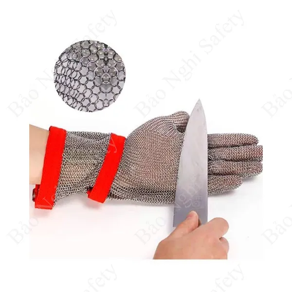 GĂNG TAY CHỐNG CẮT SỢI THÉP LOẠI DÀI 30CM