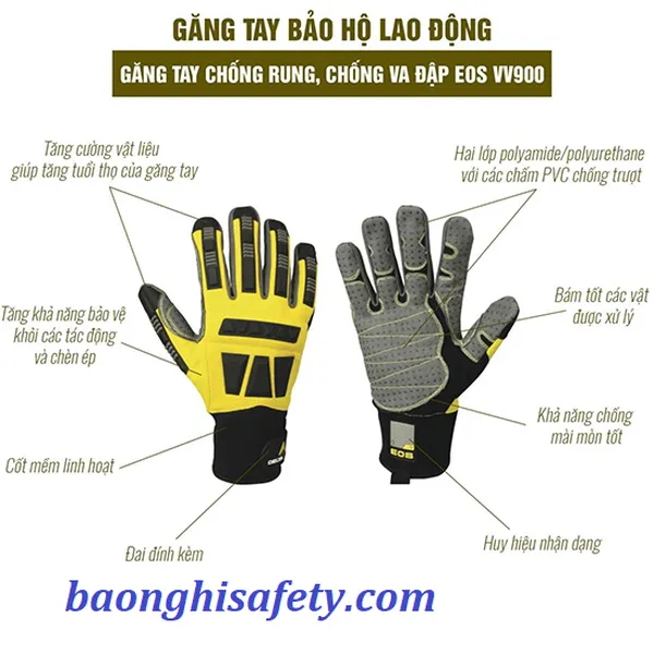Găng tay chống va đập Deltaplus