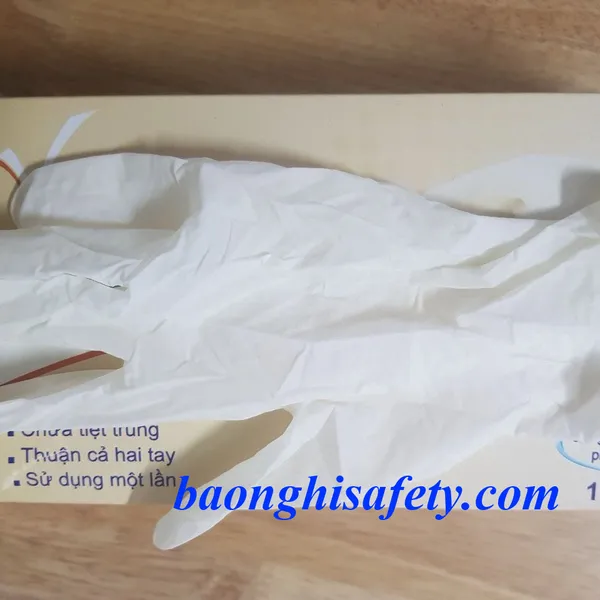 GĂNG TAY LATEX KHÔNG BỘT 5.4G VGLOVE