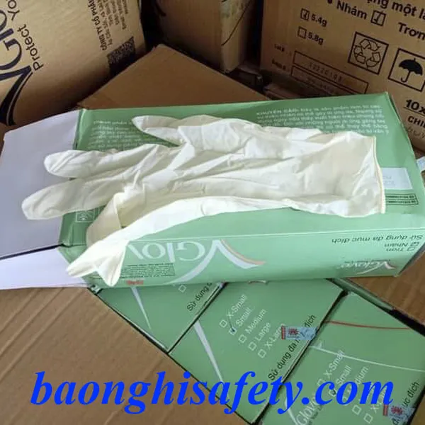 Găng tay Latex không bột 5.8G 