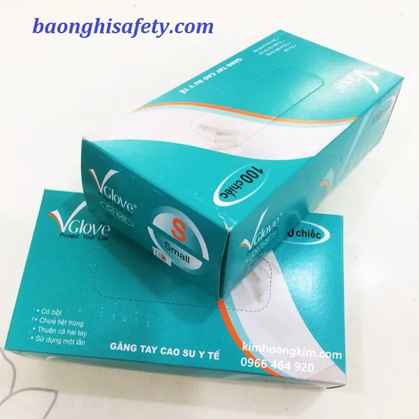 Găng tay Latex có bột VGlove