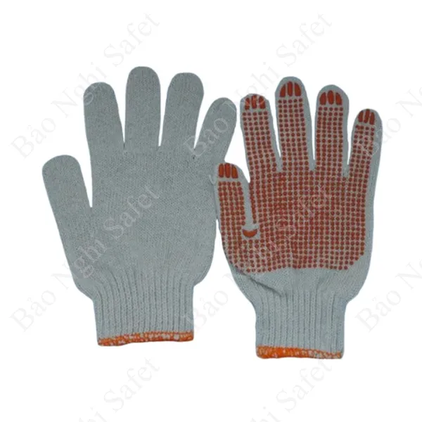 Găng tay len phủ hạt nhựa 80g
