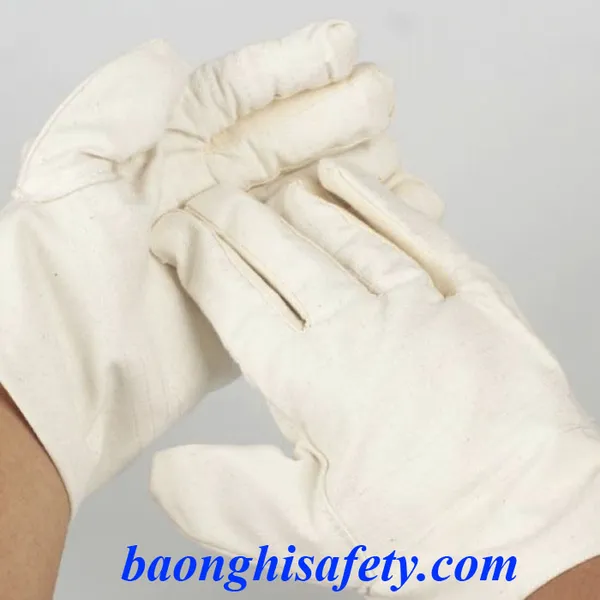 Găng tay vải bạt