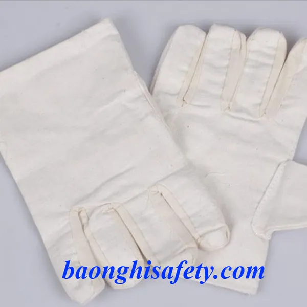 Găng tay vải bạt
