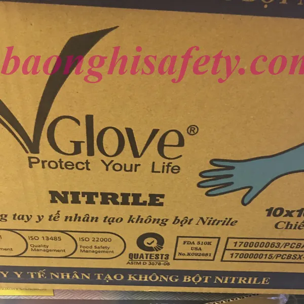GĂNG TAY NITRILE VGLOVE