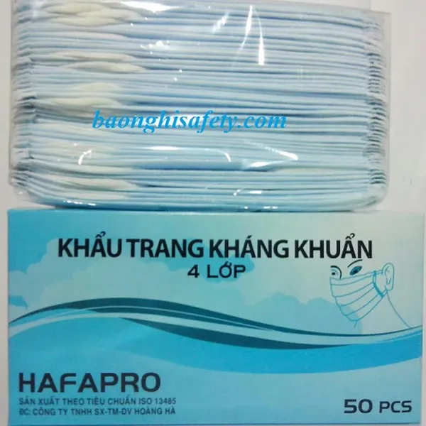 Khẩu trang y tế 4 lớp Hafapro