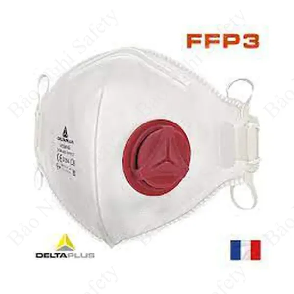KHẨU TRANG CÓ VAN THỞ FFP3 DELTAPLUS M1300VB 