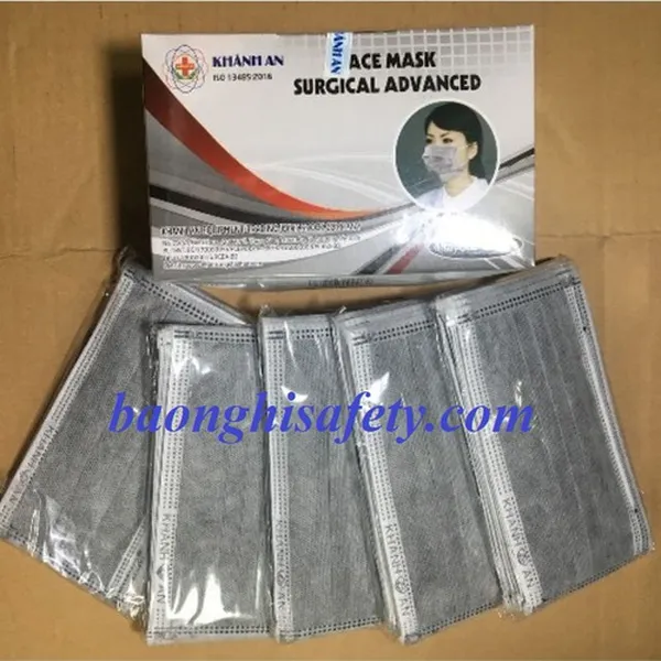 KHẨU TRANG THAN HOẠT TÍNH 4 LỚP KHÁNH AN