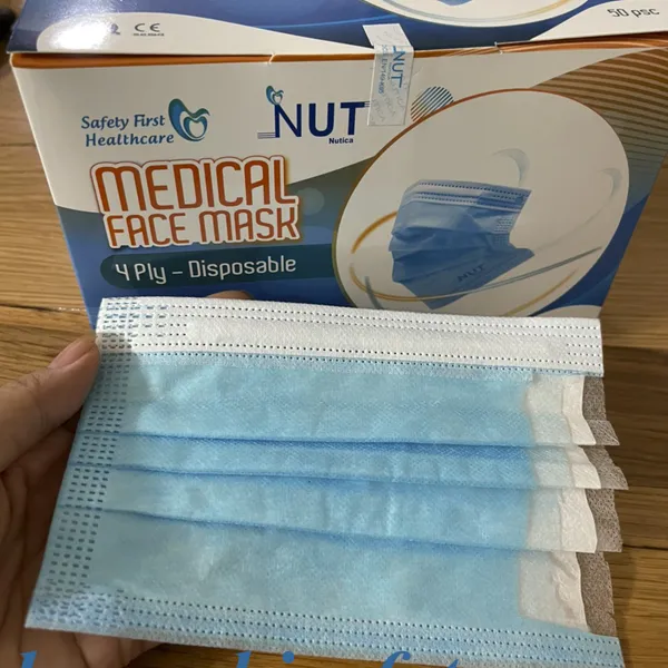 KHẨU TRANG Y TẾ 4 LỚP KHÁNG KHUẨN NUT