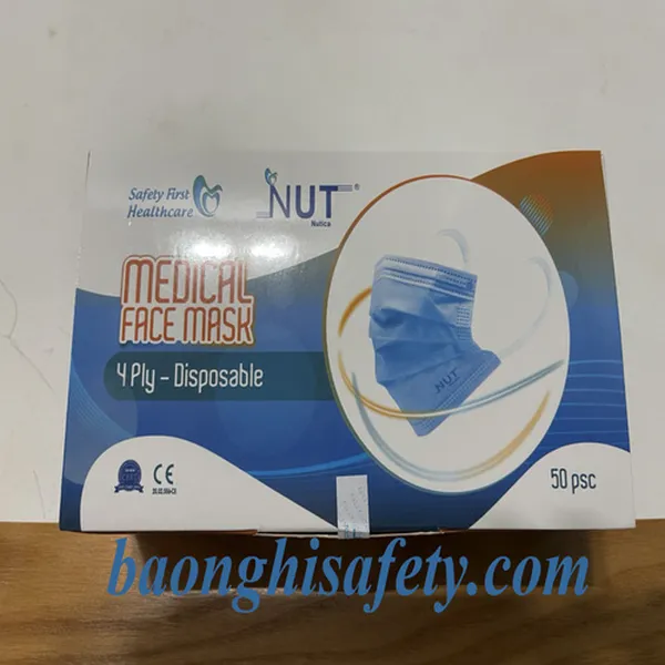 KHẨU TRANG Y TẾ 4 LỚP KHÁNG KHUẨN NUT
