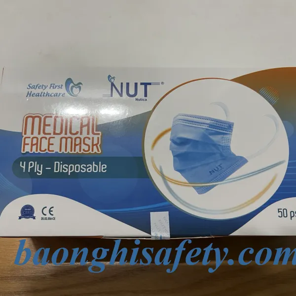 KHẨU TRANG Y TẾ 4 LỚP KHÁNG KHUẨN NUT
