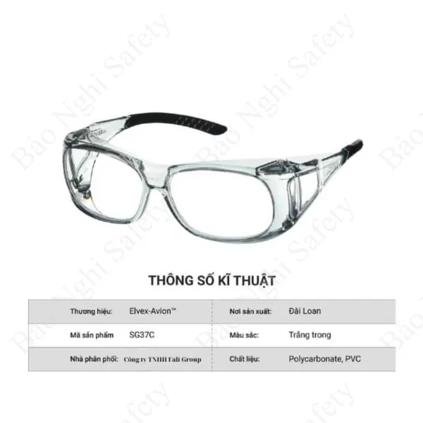 KÍNH BẢO HỘ ELVEX OVR-SPEC SG-37C