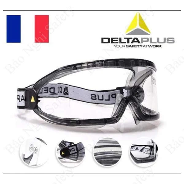 KÍNH CHỐNG HÓA CHẤT DELTAPLUS GALERAS CLEAR