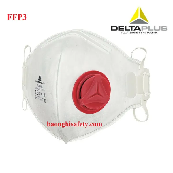 KHẨU TRANG CÓ VAN THỞ FFP3 DELTAPLUS M1300VB 