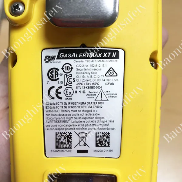 Máy dò 4 khí Max XT II – Phát hiện khí nguy hiểm nhanh chóng, chính xác