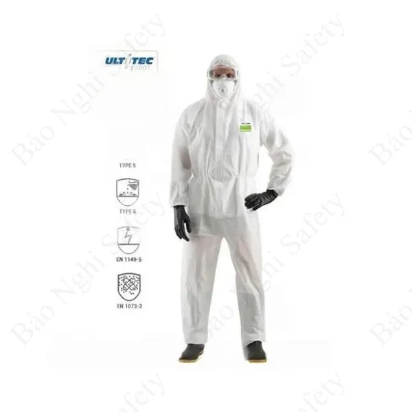 QUẦN ÁO CHỐNG HÓA CHẤT, CHỐNG DỊCH, CHỐNG TĨNH ĐIỆN ULTITEC 1000L