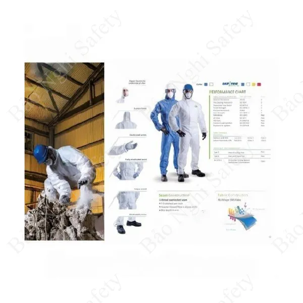 QUẦN ÁO CHỐNG HÓA CHẤT, CHỐNG DỊCH, CHỐNG TĨNH ĐIỆN ULTITEC 1000L