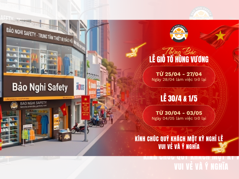 THÔNG BÁO LỊCH NGHỈ LỄ GIỖ TỔ HÙNG VƯƠNG & 30/4 – 1/5