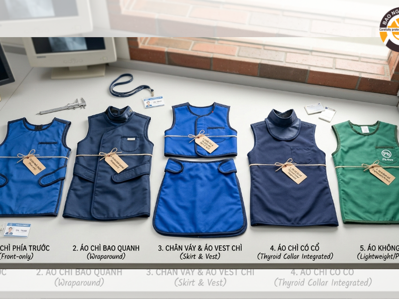 Top 5 áo chì X-quang được sử dụng phổ biến trong phòng chụp X-ray