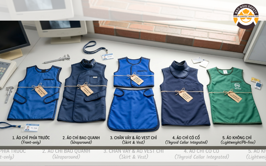 Top 5 áo chì X-quang được sử dụng phổ biến trong phòng chụp X-ray Top 5 áo chì X-quang được sử dụng phổ biến trong phòng chụp X-ray