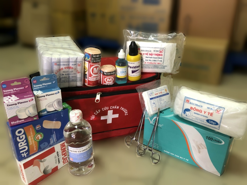 Túi sơ cứu chuẩn bị khi bao lu Túi sơ cứu chuẩn bị khi bao lu
