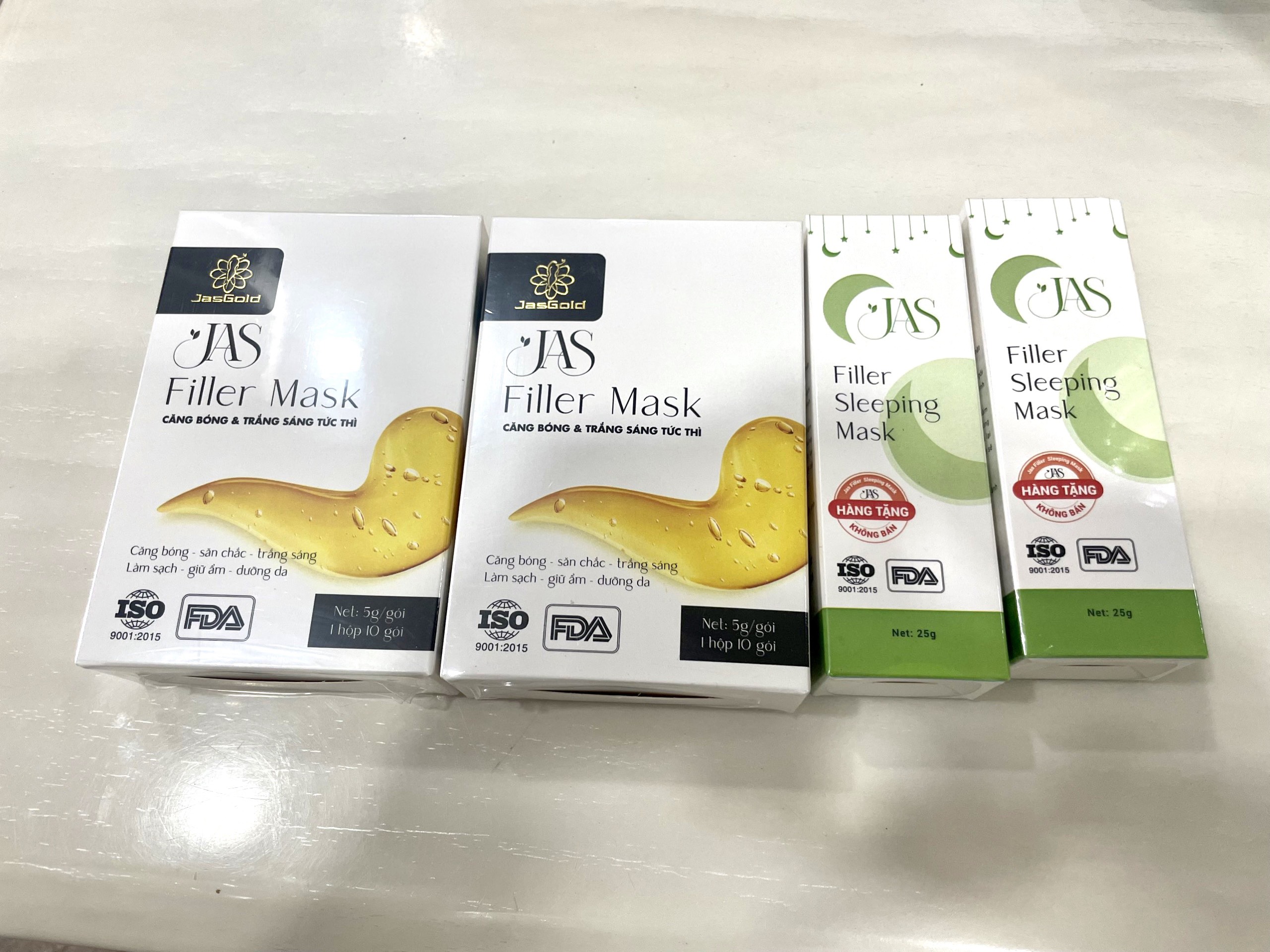 Mặt Nạ Jas Filler Mask Jasgold Căng Bóng Trẻ Hóa Da