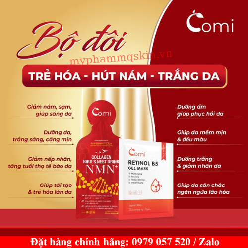 Collagen comi yến nmn có tác dụng gì Collagen comi yến nmn có tác dụng gì