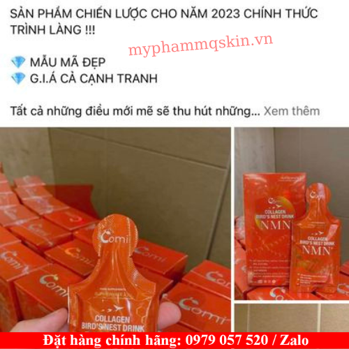 Collagen comi yến nmn có tác dụng phụ không Collagen comi yến nmn có tác dụng phụ không