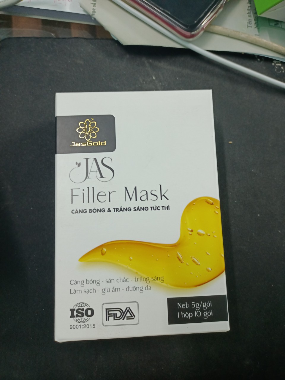 Mặt Nạ Jas Filler Mask Jasgold Căng Bóng Trẻ Hóa Da