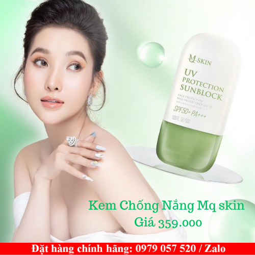 Kem chống nắng mq skin giá bao nhiêu  Kem chống nắng mq skin giá bao nhiêu